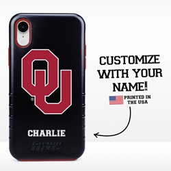 
Collegiate Case for iPhone XR – Hybrid Oklahoma Sooners - Personalized