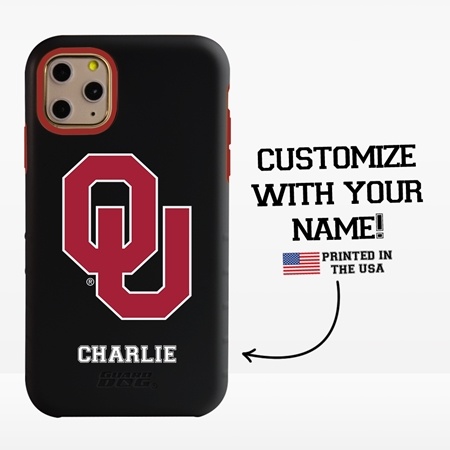 Collegiate Case for iPhone 11 Pro – Hybrid Oklahoma Sooners - Personalized
