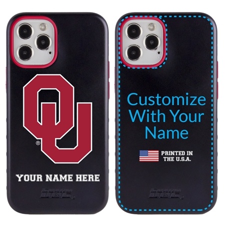 Collegiate Case for iPhone 12 Pro Max – Hybrid Oklahoma Sooners - Personalized
