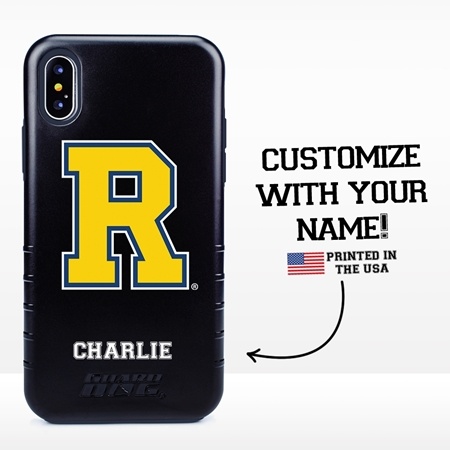 Collegiate Case for iPhone XS Max – Hybrid Rochester Yellowjackets - Personalized
