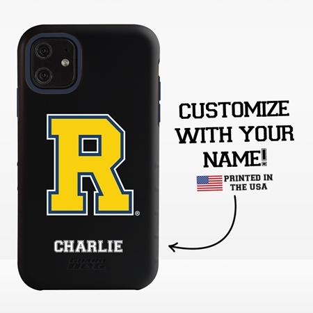 Collegiate Case for iPhone 11 – Hybrid Rochester Yellowjackets - Personalized
