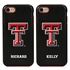 Collegiate Case for iPhone 7 / 8 – Hybrid Texas Tech Red Raiders - Personalized
