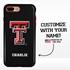 Collegiate Case for iPhone 7 Plus / 8 Plus – Hybrid Texas Tech Red Raiders - Personalized
