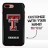 Collegiate Case for iPhone 7 Plus / 8 Plus – Hybrid Texas Tech Red Raiders - Personalized
