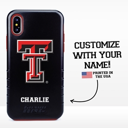 
Collegiate Case for iPhone X / XS – Hybrid Texas Tech Red Raiders - Personalized