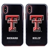Collegiate Case for iPhone X / XS – Hybrid Texas Tech Red Raiders - Personalized
