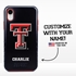 Collegiate Case for iPhone XR – Hybrid Texas Tech Red Raiders - Personalized
