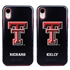 Collegiate Case for iPhone XR – Hybrid Texas Tech Red Raiders - Personalized
