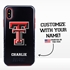 Collegiate Case for iPhone XS Max – Hybrid Texas Tech Red Raiders - Personalized
