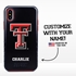 Collegiate Case for iPhone XS Max – Hybrid Texas Tech Red Raiders - Personalized
