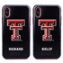 Collegiate Case for iPhone XS Max – Hybrid Texas Tech Red Raiders - Personalized
