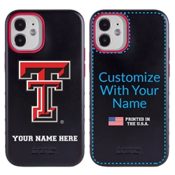 
Collegiate Case for iPhone 12 Mini – Hybrid Texas Tech Red Raiders - Personalized