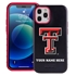 Collegiate Case for iPhone 12 / 12 Pro – Hybrid Texas Tech Red Raiders - Personalized
