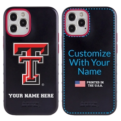
Collegiate Case for iPhone 12 Pro Max – Hybrid Texas Tech Red Raiders - Personalized