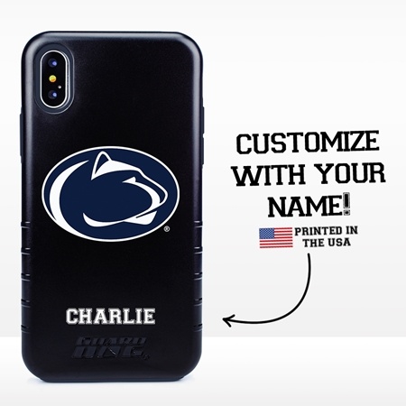 Collegiate Case for iPhone XS Max – Hybrid Penn State Nittany Lions - Personalized
