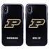 Collegiate Case for iPhone XS Max – Hybrid Purdue Boilermakers - Personalized

