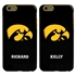 Collegiate Case for iPhone 6 Plus / 6s Plus – Hybrid Iowa Hawkeyes - Personalized
