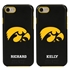 Collegiate Case for iPhone 7 / 8 – Hybrid Iowa Hawkeyes - Personalized
