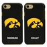 Collegiate Case for iPhone 7 / 8 – Hybrid Iowa Hawkeyes - Personalized
