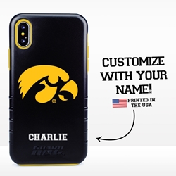 
Collegiate Case for iPhone X / XS – Hybrid Iowa Hawkeyes - Personalized