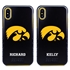 Collegiate Case for iPhone X / XS – Hybrid Iowa Hawkeyes - Personalized
