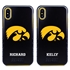 Collegiate Case for iPhone X / XS – Hybrid Iowa Hawkeyes - Personalized
