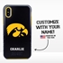 Collegiate Case for iPhone XS Max – Hybrid Iowa Hawkeyes - Personalized
