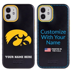 
Collegiate Case for iPhone 12 Mini – Hybrid Iowa Hawkeyes - Personalized