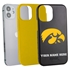 Collegiate Case for iPhone 12 Mini – Hybrid Iowa Hawkeyes - Personalized
