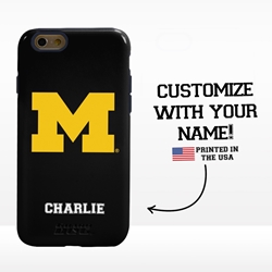 
Collegiate Case for iPhone 6 / 6s  – Hybrid Michigan Wolverines - Personalized