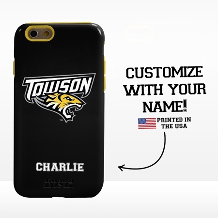 Collegiate Case for iPhone 6 / 6s  – Hybrid Towson Tigers - Personalized
