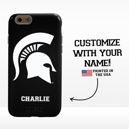 Collegiate Case for iPhone 6 / 6s  – Hybrid Michigan State Spartans - Personalized
