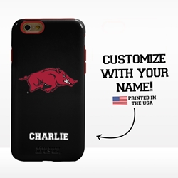 
Collegiate Case for iPhone 6 / 6s  – Hybrid Arkansas Razorbacks - Personalized