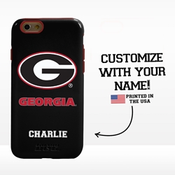 
Collegiate Case for iPhone 6 / 6s  – Hybrid Georgia Bulldogs - Personalized