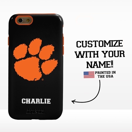 Collegiate Case for iPhone 6 / 6s  – Hybrid Clemson Tigers - Personalized
