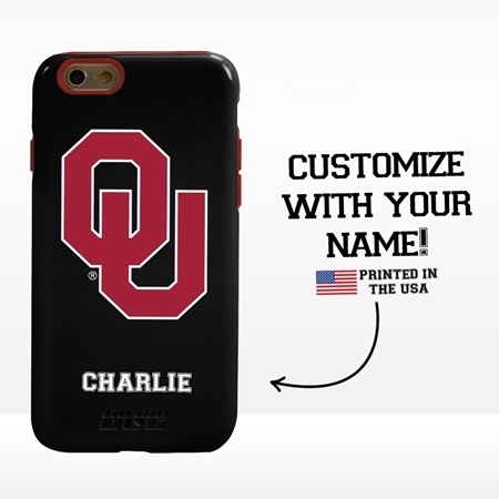 Collegiate Case for iPhone 6 / 6s  – Hybrid Oklahoma Sooners - Personalized
