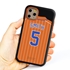 Personalized Pinstriped Baseball Jersey Case for iPhone 11 Pro – Hybrid – (Black Case)
