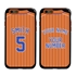Personalized Pinstriped Baseball Jersey Case for iPhone 6 / 6s – Hybrid – (Black Case)

