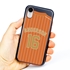 Personalized Pinstriped Baseball Jersey Case for iPhone XR – Hybrid – (Black Case)
