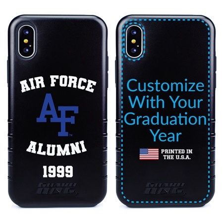 Collegiate Alumni Case for iPhone XS Max – Hybrid Air Force Falcons - Personalized
