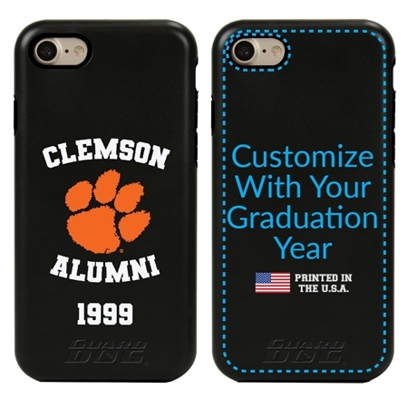 Collegiate Alumni Case for iPhone 7 / 8 / SE – Hybrid Clemson Tigers - Personalized
