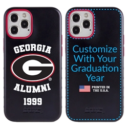 
Collegiate Alumni Case for iPhone 12 Pro Max – Hybrid Georgia Bulldogs - Personalized