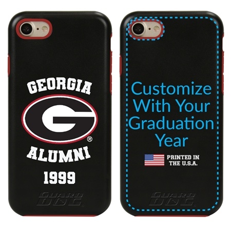 Collegiate Alumni Case for iPhone 7 / 8 / SE – Hybrid Georgia Bulldogs - Personalized
