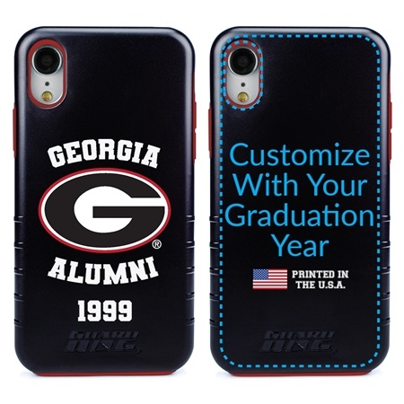 Collegiate Alumni Case for iPhone XR – Hybrid Georgia Bulldogs - Personalized
