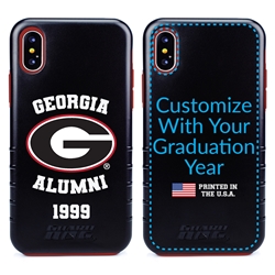 
Collegiate Alumni Case for iPhone XS Max – Hybrid Georgia Bulldogs - Personalized