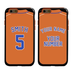 
Personalized Baseball Jersey Case for iPhone 6 / 6s – Hybrid – (Black Case)
