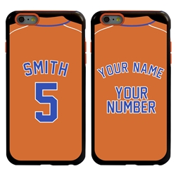 
Personalized Baseball Jersey Case for iPhone 6 Plus / 6s Plus – Hybrid – (Black Case)