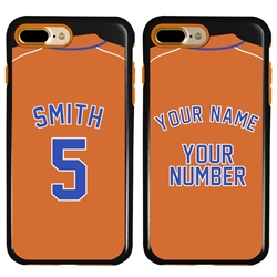 
Personalized Baseball Jersey Case for iPhone 7 Plus / 8 Plus – Hybrid – (Black Case)