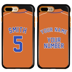 
Personalized Baseball Jersey Case for iPhone 7 Plus / 8 Plus – Hybrid – (Black Case)