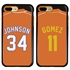 Personalized Baseball Jersey Case for iPhone 7 Plus / 8 Plus – Hybrid – (Black Case)
